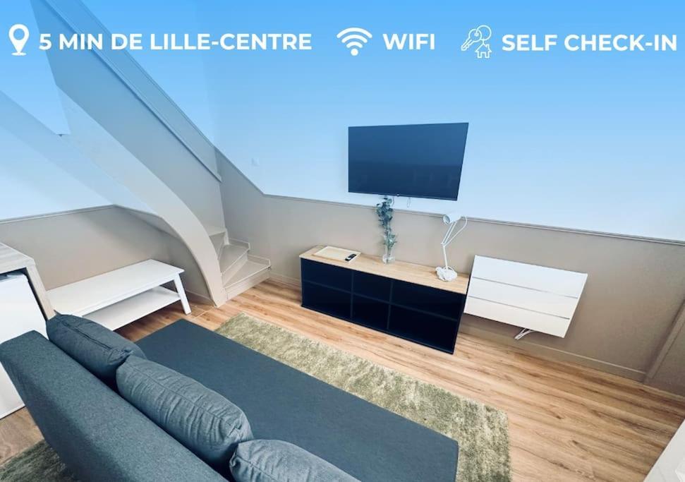 Nouveau! Centre Lille T3 Avec Wifi, Tv, Netflix מראה חיצוני תמונה